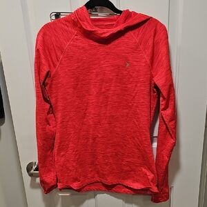 Super Bright ared Long Sleeve Hoodie